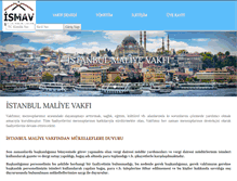 Tablet Screenshot of maliyevakfi.org.tr